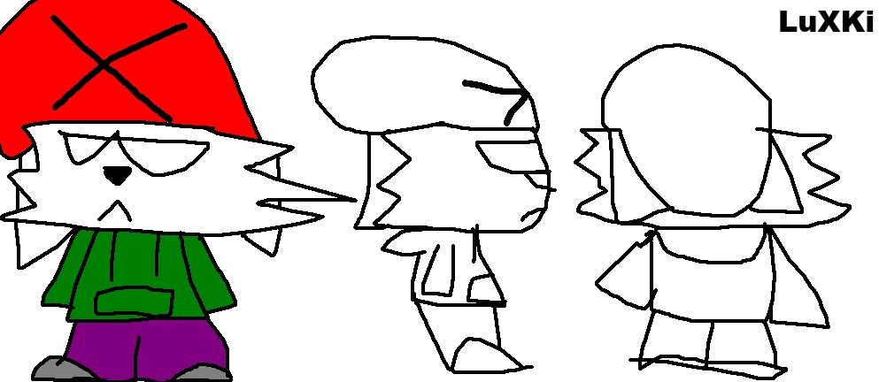 Luxki model sheet